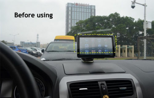 Αντιανακλαστικό και αντηλιακό σκίαστρο για GPS αυτοκινήτου οθόνης 5'' - S413G OEM
