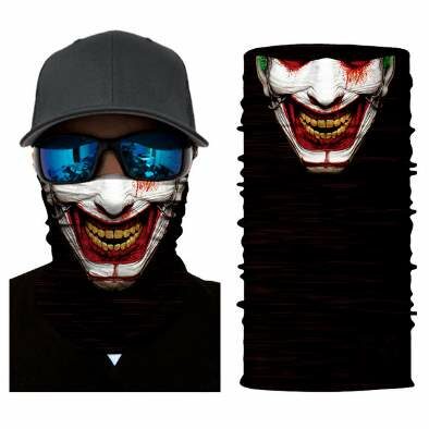 Μπαλακλάβα unisex, μάσκα λαιμού με φιγούρα Scary Smile Clown - SSC40736 OEM