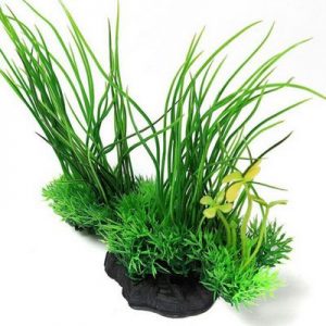 Διακοσμητικό φυτό ενυδρείου 3 green mix Aquaruim plants plastic - GRM03 OEM
