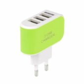 Φορτιστής πρίζας με 3 USB για ταυτόχρονη φόρτιση 3 συσκευές, 5V / 3.1Α - ART G113