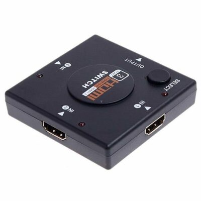 HDMI switch 3 port input, 1 port output με κουμπιά επιλογής εξόδου - L450 OEM