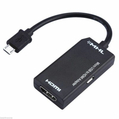 MHL Αντάπτορας HDMI fem. και microUSB fem. σε micro HDMI male - C37 OEM