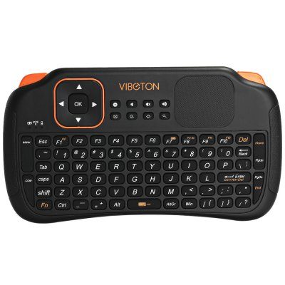 Ασύρματο Airmouse keyboard remote control Touchpad,Επαναφορτιζόμενο  - S1 VIBOTON