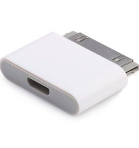 Αντάπτορας μετατροπέας 30 pin male / micro USB female για Apple συσκευές - Y05 OEM