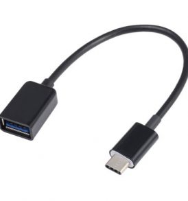Αντάπτορας μετατροπέας USB Type C male / USB female με καλώδιο - EY26 OEM