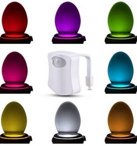 LED φως χρωματιστό για την λεκάνη της τουαλέτας με αισθητήρα κίνησης - WC8C OEM