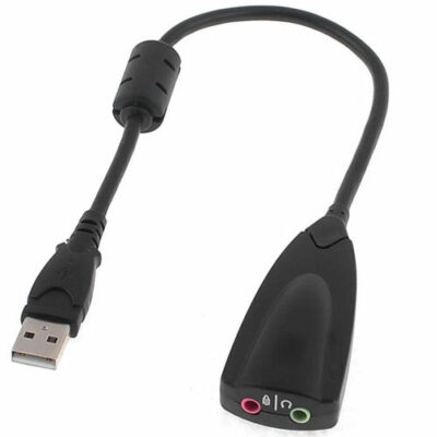 USB εξωτερική κάρτα ήχου 7.1 steel sound 5Hv2 ακουστικά/μικρόφωνο - SC05 OEM