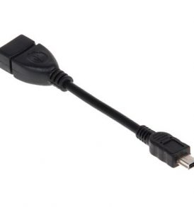 Aντάπτορας μετατροπέας με καλώδιο, USB 2.0 θηλυκό / micro USB αρσενικό  - GW07 OEM
