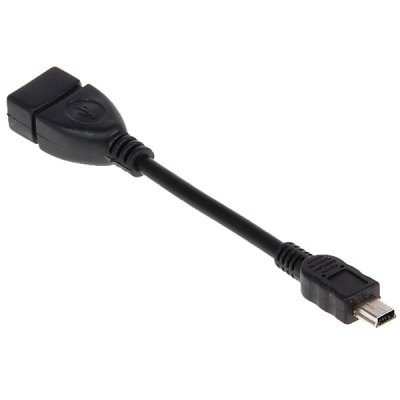 Aντάπτορας μετατροπέας με καλώδιο, USB 2.0 θηλυκό / micro USB αρσενικό  - GW07 OEM