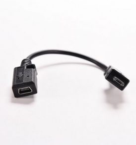 Μετατροπέας αντάπτορας με καλώδιο,mini USB θηλυκό / Micro USB αρσενικό - NT00 OEM