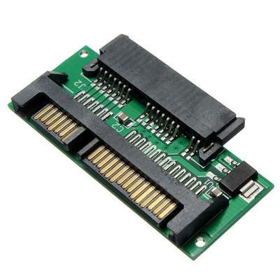 Κάρτα μετατροπέας από 1.8 Micro SATA MSATA SSD σε 7+15pins 2.5'' SATA - L04 OEM