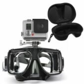 Υποβρύχια μάσκα με βάση για Gopro και άλλες action cameras ΜΕ ΘΗΚΗ - CSUB A38 OEM