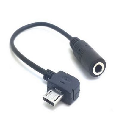 Καλώδιο αντάπτορας μετατροπέας απο micro USB αρσενικό σε mini Jack 3.5 θυλ - L02 OEM