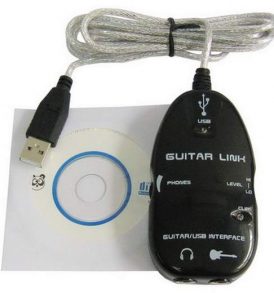 Guitar USB Interface Link.Σύνδεση κιθάρας σε USB.Αναπαραγωγή,ηχογράφηση - EL0 OEM