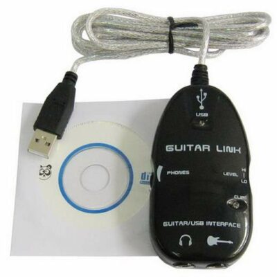Guitar USB Interface Link.Σύνδεση κιθάρας σε USB.Αναπαραγωγή,ηχογράφηση - EL0 OEM