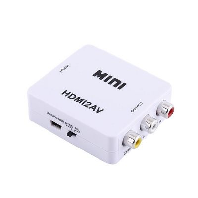 Αντάπτορας Μετατροπέας σήματος HDMI σε VIDEO 3RCA 1080p με ήχο HDMI2AV - XD00 OEM