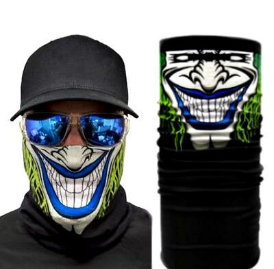 Μπαλακλάβα unisex, μάσκα λαιμού με φιγούρα Murder Smile Clown  - MSC3552 OEM