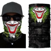 Μπαλακλάβα unisex, μάσκα λαιμού με φιγούρα Killer Smile Clown  - KSC2843 OEM
