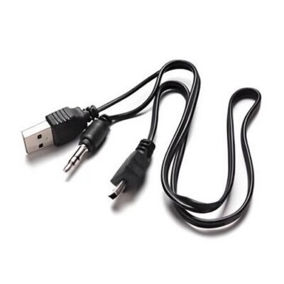 Αντάπτορας καλώδιο USB αρσενικό σε miniUSB αρσενικό και mini Jack 3.5 - AHX2 OEM