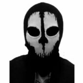 Μπαλακλάβα full face unisex, με φιγούρα Tactical Scary Ghost  - FTSG06 OEM