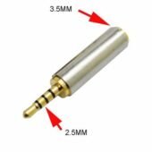 Μετατροπέας αντάπτορας 3.5mm jack female / 2.5mm male επίχρυσο Stereo - ZHM61 OEM