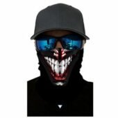 Μπαλακλάβα unisex, μάσκα λαιμού με φιγούρα Bloody Smile Clown  - BSC2512 OEM