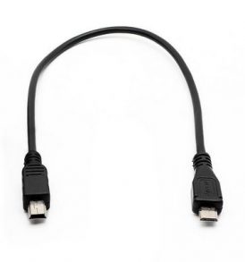 Καλώδιο αντάπτορας μήκους 30cm Micro USB Male / Mini USB Male - MUSMI 30 OEM