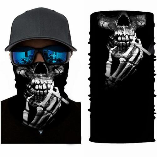 Μπαλακλάβα unisex 3D, μάσκα λαιμού με σχέδιο σκελετό και τσιγάρο - SKSM40 OEM