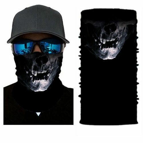 Μπαλακλάβα unisex 3D, μάσκα λαιμού με σχέδιο Horror Skull Ashes - HSA01 OEM