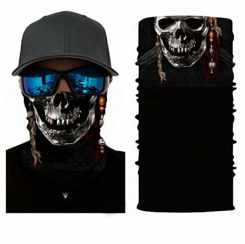 Μπαλακλάβα unisex 3D, μάσκα λαιμού με σχέδιο Scary Skull Pirate - SSKP5 OEM