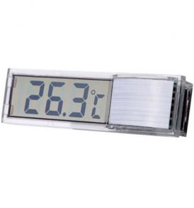 Διάφανο ηλεκτρονικό ψηφιακό αυτοκόλλητο θερμόμετρο ενυδρείου με οθόνη LCD - CX211 OEM