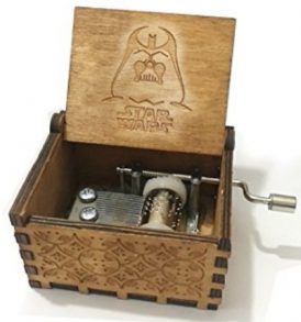 STAR WARS Ξύλινο music box. Μουσικό χειροκίνητο κουτί με μελωδια  - STWBOX  OEM