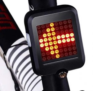 80LM ισχυρό έξυπνο πίσω φως ποδηλάτου με 64 LED και extra Laser- AQY0100 NQY