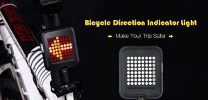 80LM ισχυρό έξυπνο πίσω φως ποδηλάτου με 64 LED και extra Laser- AQY0100 NQY
