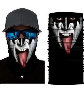 Μπαλακλάβα unisex 3D, μάσκα λαιμού με σχέδιο  Scary Tribal Warrior STB5 OEM