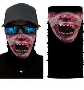 Μπαλακλάβα unisex 3D, μάσκα λαιμού με σχέδιο Zombie Dead Apocalypse ZDAP1 OEM