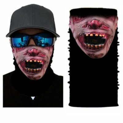 Μπαλακλάβα unisex 3D, μάσκα λαιμού με σχέδιο Zombie Dead Apocalypse ZDAP1 OEM