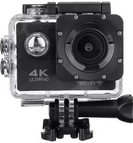 Μαύρη Wifi 4K Action Camera UltraHD Sport Αδιάβροχη με 2'' LCD οθόνη A67984 + Φορτιστής δώρο -  SJ9000 OEM