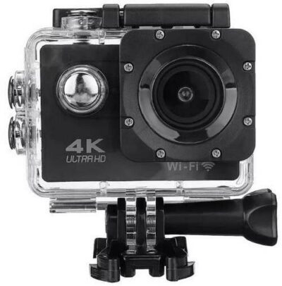Μαύρη Wifi 4K Action Camera UltraHD Sport Αδιάβροχη με 2'' LCD οθόνη A67984  - OEM