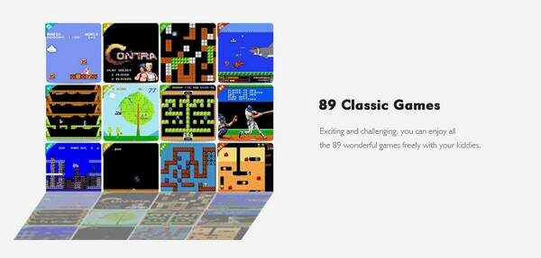 Φορητό VIDEO GAME Με 89 κλασσικά ηλεκτρονικά παιχνίδια για την TV - MGP89 OEM