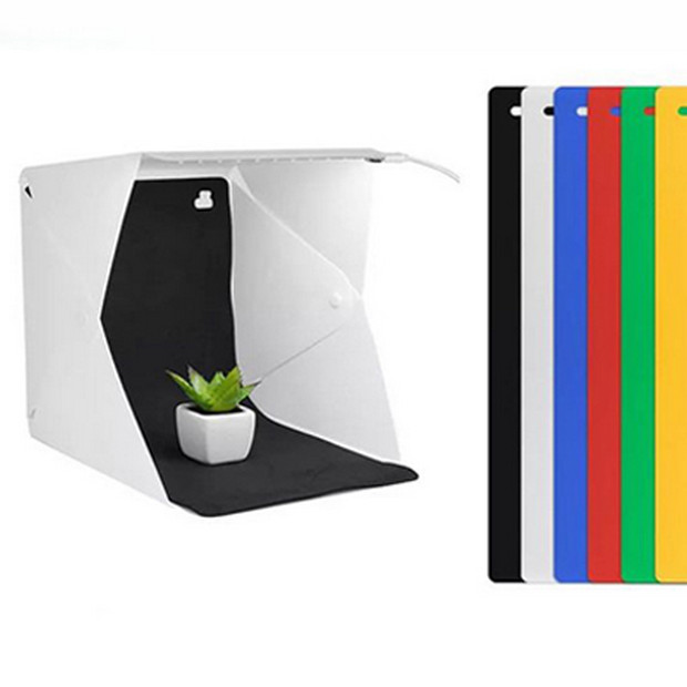 Φωτογραφικό φορητό στούντιο με 6 backgrounds Mini Photo Studio Lightbox - PSB06 ANDOER
