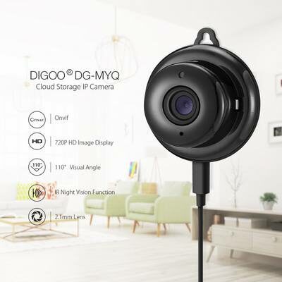 Μικροσκοπική 720p ασύρματη IP Camera,baby monitor,Spy camera,IR,SD card - DG-MYQ DIGOO