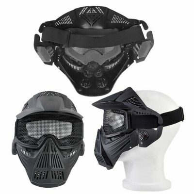 Paintball μάσκα full face protective, ανθεκτική αδιάβροχη με ιμάντα και σίτα Military Tactics - ML26 OEM