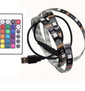 3m αυτοκόλλητη RGB LED ταινία με Τηλεχειριστήριο για ατμοσφαιρική τηλεόραση  - TVL300 OEM