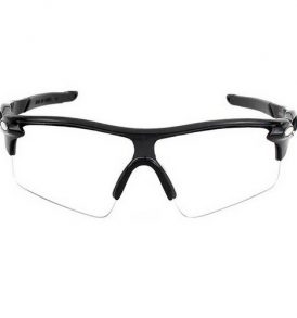 Ανθεκτικά σπορ γυαλιά UV400 ποδηλασίας μοτό με μαύρο σκελετο και διάφανο φακό  - NV00 OEM