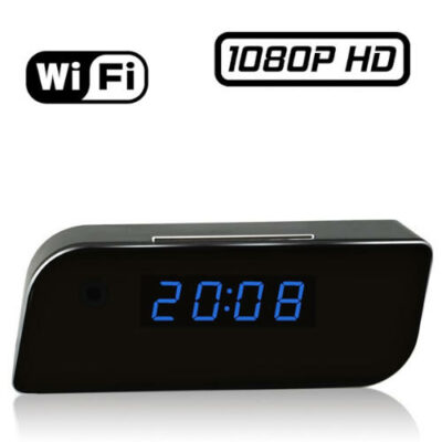 Ρολόι ξυπνητήρι κρυφή κάμερα Spy camera WiFi 1080P υποδοχή SD σύνδεση με κινητό - SMA106 OEM