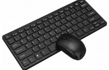 Ασύρματο μίνι πληκτρολόγιο με ποντίκι Wireless Mini Keyboard and Mouse  μαύρο - K-03 TECHNOVO