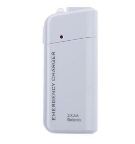 Power bank Φορτιστής τηλεφώνου ανάγκης και φακός με 2 απλές μπαταρίες 2ΑΑ  - EPB2A OEM