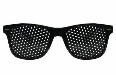 Στενοπικά γυαλιά πλέγματος χωρίς φακούς και με λεπτές τρύπες Pinhole Glasses CLA180 OEM
