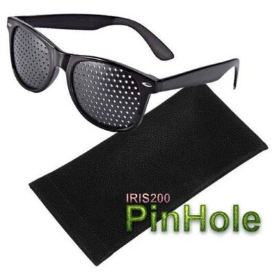 Στενοπικά γυαλιά πλέγματος χωρίς φακούς και με λεπτές τρύπες Pinhole Glasses IRIS200 OEM